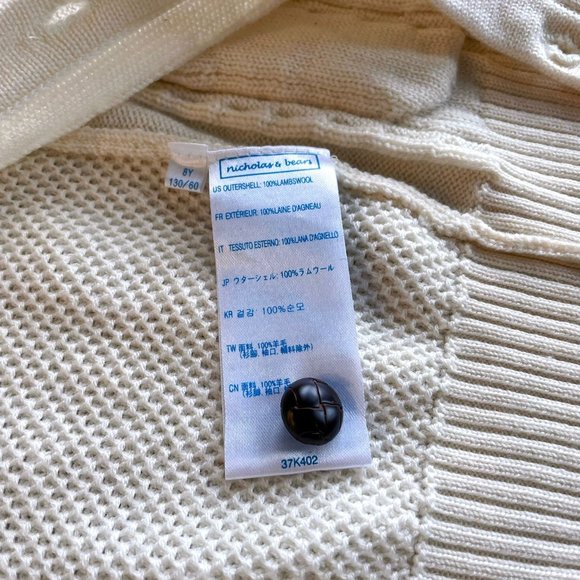 Nicolas & Bears Cream Button Up Cardigan Sweater - Picture 6 of 6